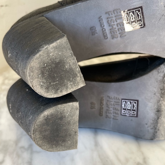 Eileen Fisher Open Toe Zip Booties - Picture 5 of 6